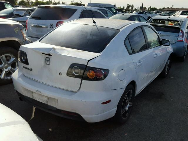 JM1BK123641153143 - 2004 MAZDA 3 S WHITE photo 4