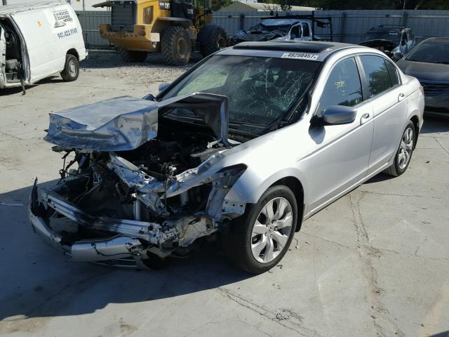 1HGCP2F85AA093239 - 2010 HONDA ACCORD EXL SILVER photo 2