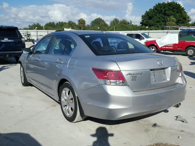 1HGCP2F85AA093239 - 2010 HONDA ACCORD EXL SILVER photo 3