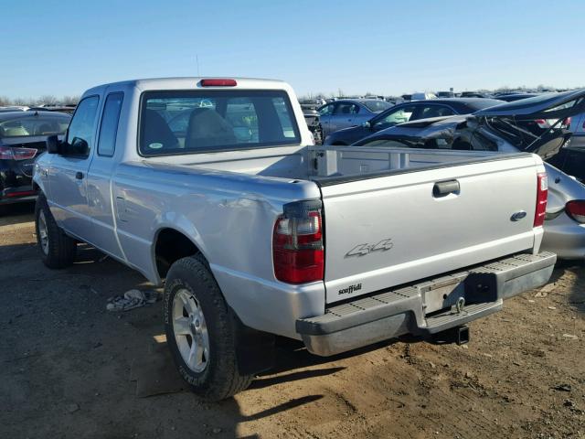 1FTYR15E53PA71760 - 2003 FORD RANGER SUP SILVER photo 3