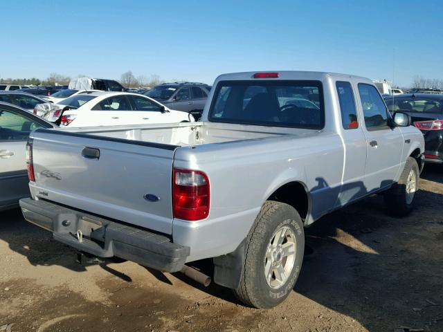 1FTYR15E53PA71760 - 2003 FORD RANGER SUP SILVER photo 4