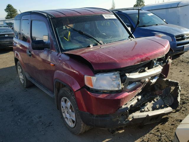 5J6YH1H32AL001905 - 2010 HONDA ELEMENT LX RED photo 1