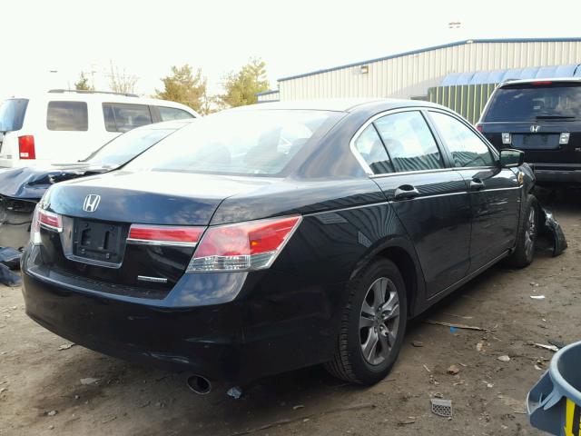 1HGCP2F69BA139462 - 2011 HONDA ACCORD SE BLACK photo 4