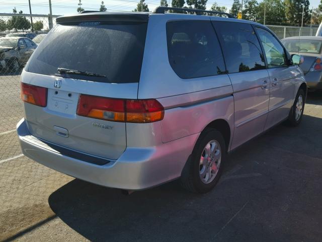 5FNRL18963B037244 - 2003 HONDA ODYSSEY EX SILVER photo 4