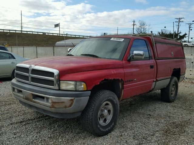 1B7HF16Y4SS153556 - 1995 DODGE RAM 1500 TWO TONE photo 2