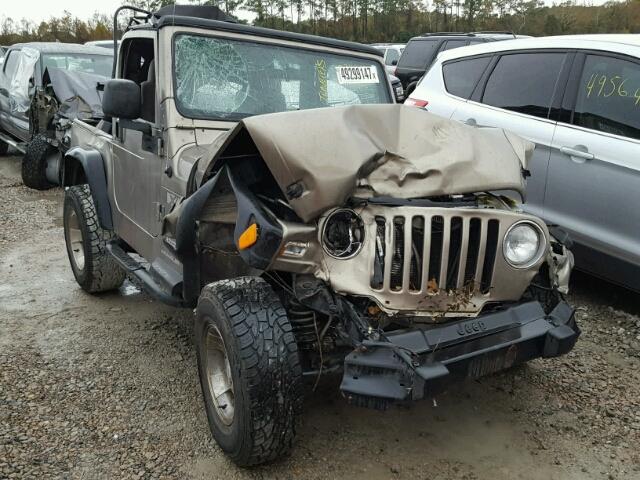 1J4FA39S63P316084 - 2003 JEEP WRANGLER C BEIGE photo 1