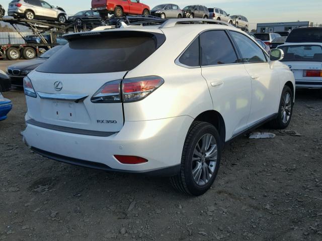 JTJBK1BA0D2026653 - 2013 LEXUS RX 350 WHITE photo 4