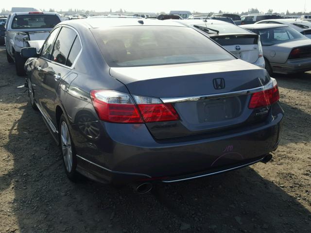 1HGCR3F9XDA030392 - 2013 HONDA ACCORD TOU GRAY photo 3