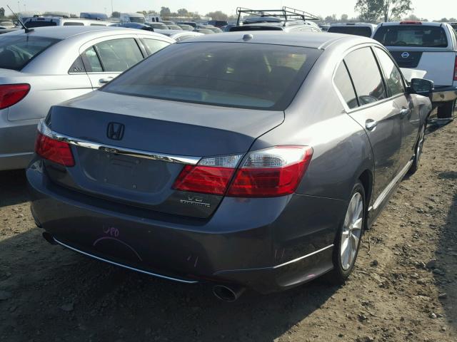 1HGCR3F9XDA030392 - 2013 HONDA ACCORD TOU GRAY photo 4