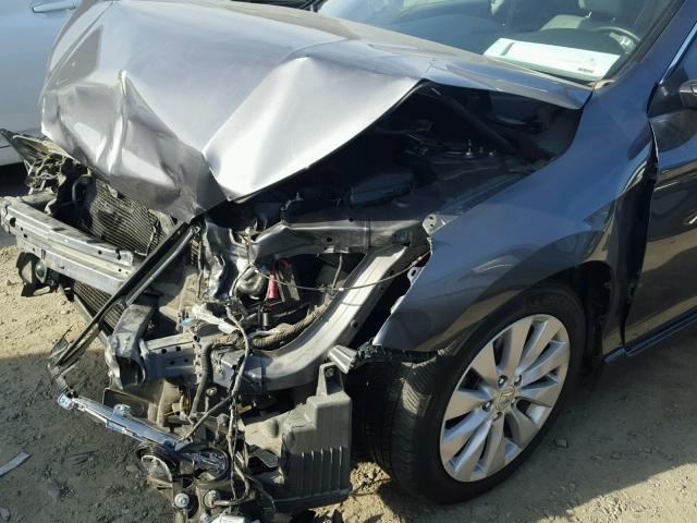 1HGCR3F9XDA030392 - 2013 HONDA ACCORD TOU GRAY photo 9