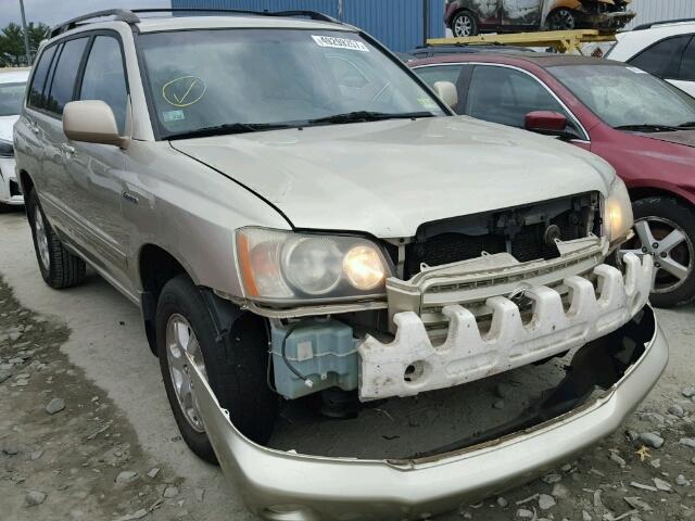 JTEHF21A720091190 - 2002 TOYOTA HIGHLANDER TAN photo 1