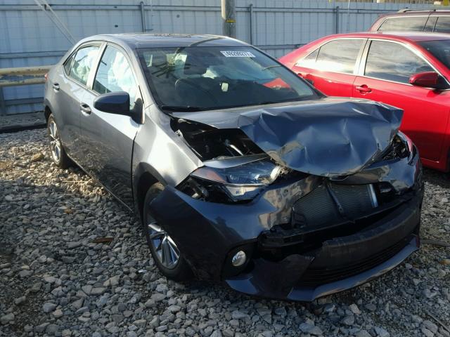 2T1BURHE8EC044004 - 2014 TOYOTA COROLLA L GRAY photo 1