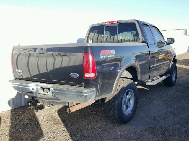 1FTRX18L82NC03781 - 2002 FORD F150 BLACK photo 4