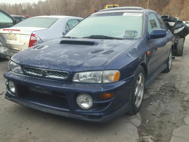 JF1GM67561H401276 - 2001 SUBARU IMPREZA RS BLUE photo 2