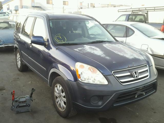 JHLRD78895C013465 - 2005 HONDA CR-V EX ლურჯი ფოტო 1