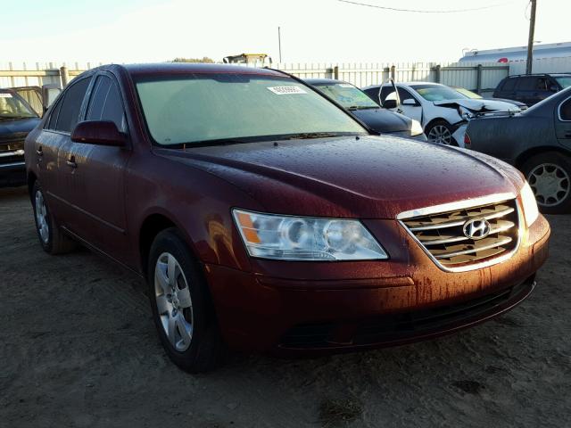 5NPET46C79H567456 - 2009 HYUNDAI SONATA GLS BURGUNDY photo 1