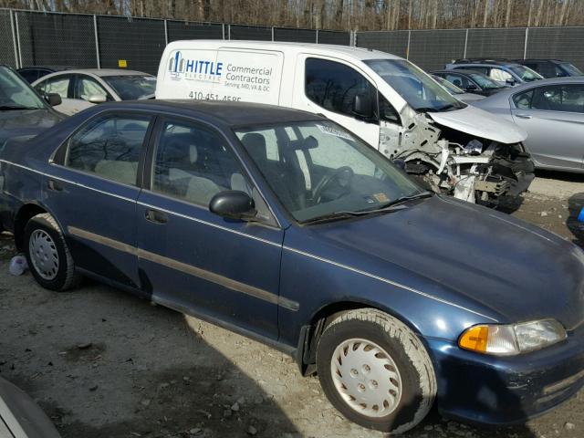 1HGEG8653PL003634 - 1993 HONDA CIVIC LX BLUE photo 9