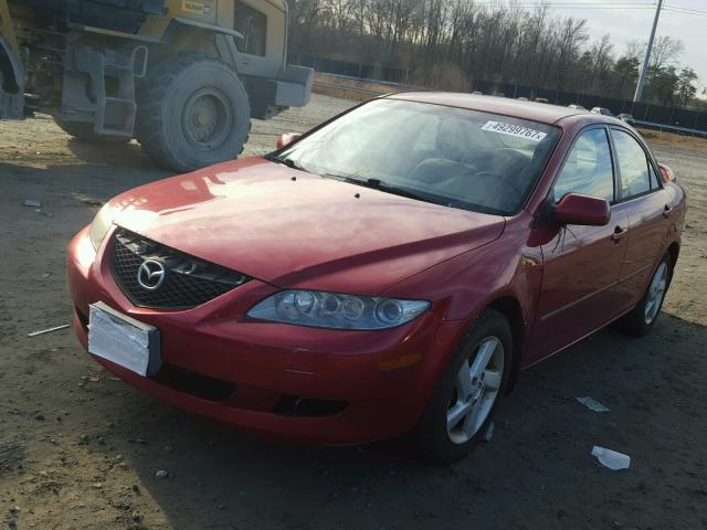 1YVHP80D835M29730 - 2003 MAZDA 6 S RED photo 2