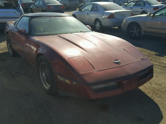 1G1YY2180H5124479 - 1987 CHEVROLET CORVETTE RED photo 1