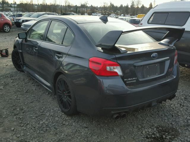 JF1VA2M65G9807221 - 2016 SUBARU WRX STI GRAY photo 3