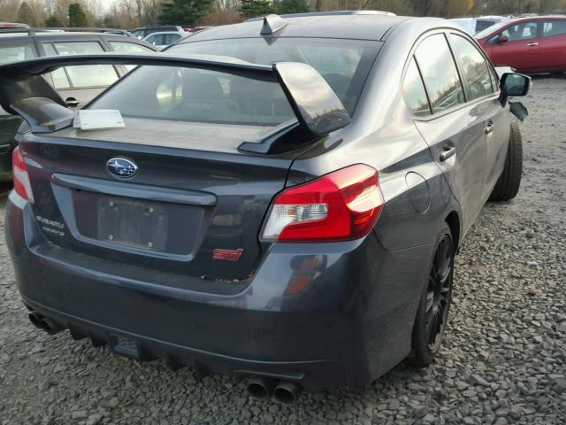 JF1VA2M65G9807221 - 2016 SUBARU WRX STI GRAY photo 4