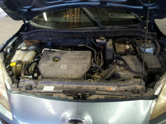 JM1BL1SF2A1191536 - 2010 MAZDA 3 I BLUE photo 7