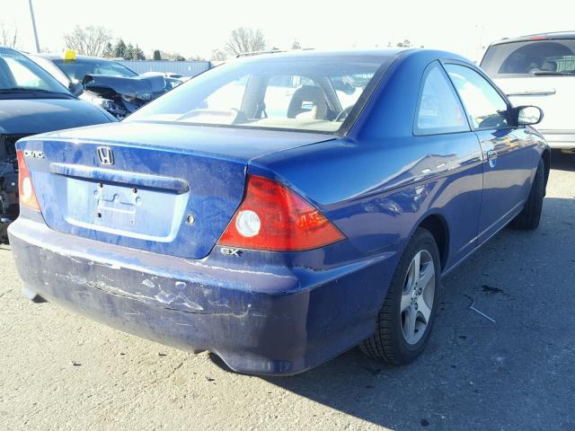 1HGEM22944L023269 - 2004 HONDA CIVIC EX BLUE photo 4