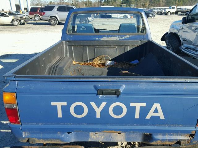 JT4RN50R3G0107963 - 1986 TOYOTA PICKUP 1/2 BLUE photo 6