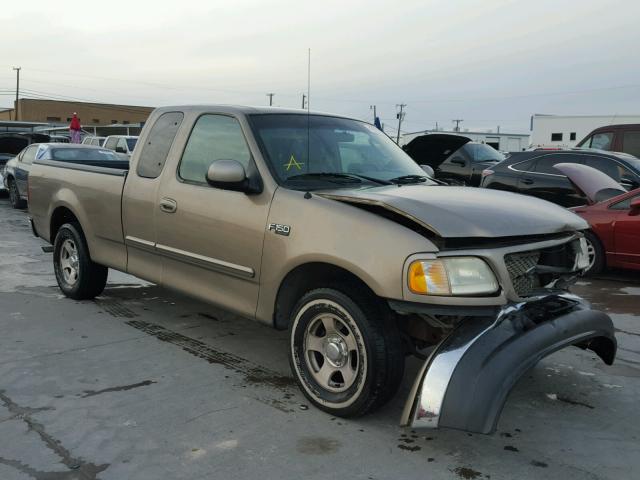 1FTRX17263NA16789 - 2003 FORD F150 GOLD photo 1