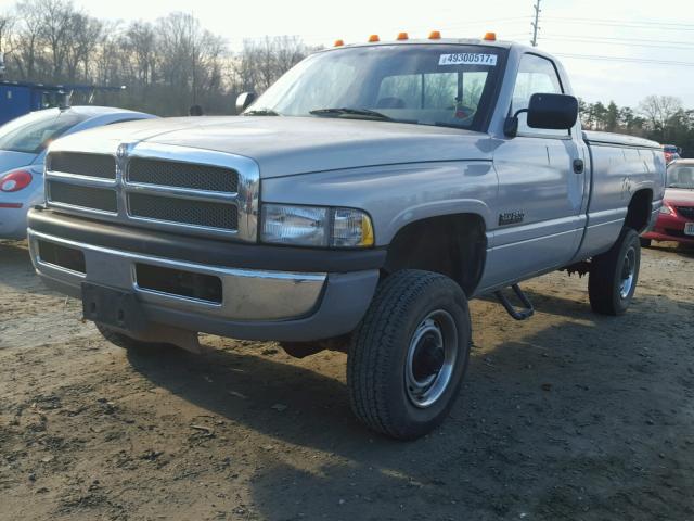 1B7KF26C0SS215048 - 1995 DODGE RAM 2500 SILVER photo 2