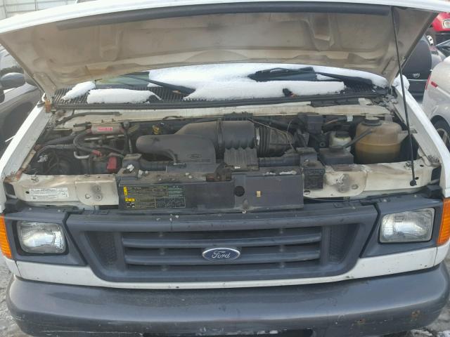 1FTNE24L96HA42412 - 2006 FORD ECONOLINE WHITE photo 7