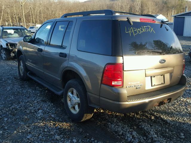 1FMZU73E15UB71136 - 2005 FORD EXPLORER X TAN photo 3