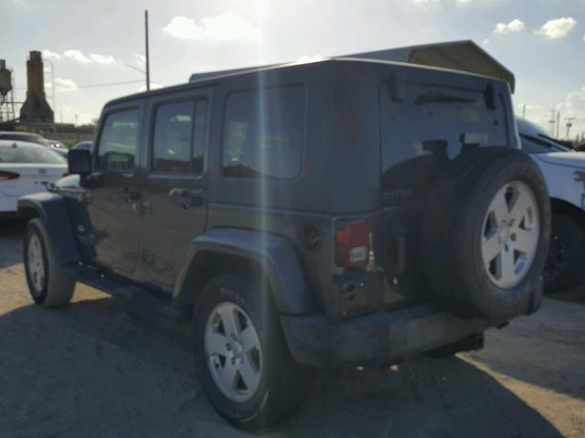 1J8GA59137L162842 - 2007 JEEP WRANGLER S GRAY photo 3