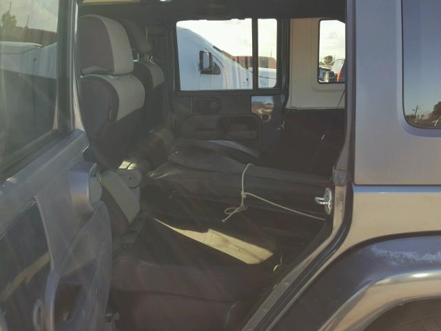 1J8GA59137L162842 - 2007 JEEP WRANGLER S 灰色 照片 6