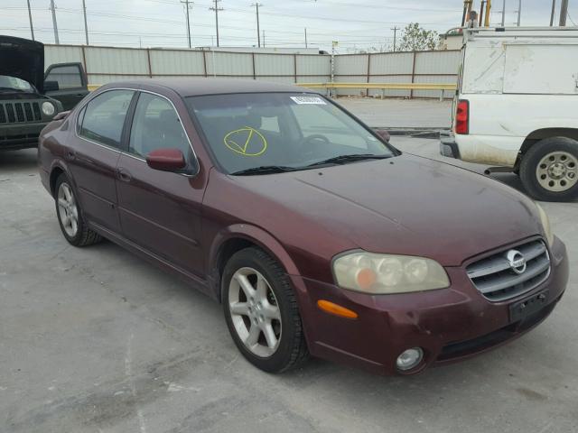 JN1DA31D52T419094 - 2002 NISSAN MAXIMA GLE BURGUNDY photo 1