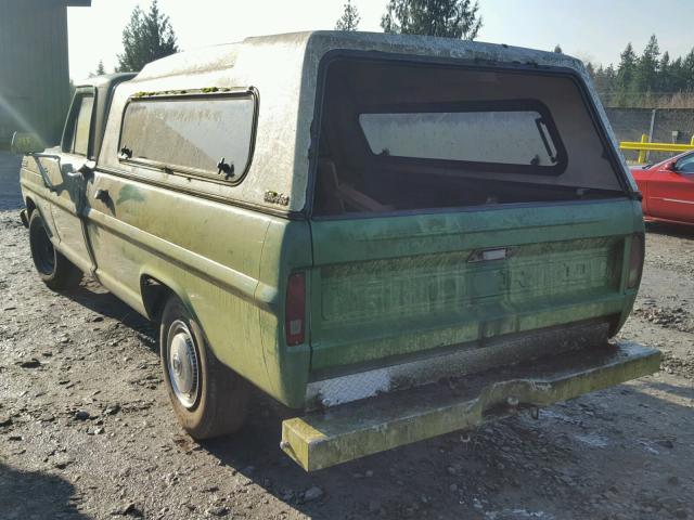 A25YRA14616 - 1967 FORD F-250 GREEN photo 3