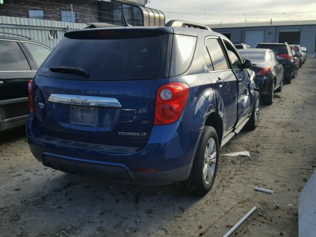 2CNALDEW1A6263277 - 2010 CHEVROLET EQUINOX LT BLUE photo 4