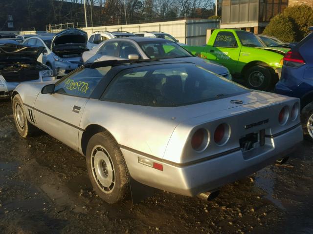 1G1AY0782E5102170 - 1984 CHEVROLET CORVETTE SILVER photo 3