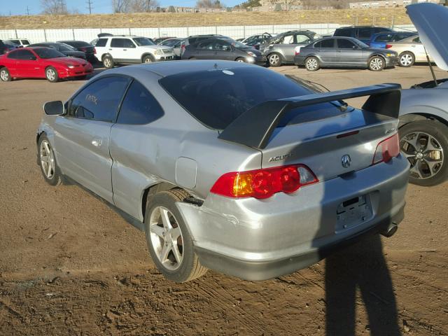 JH4DC54874S012614 - 2004 ACURA RSX SILVER photo 3
