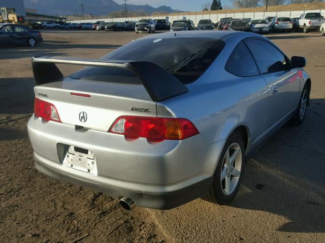 JH4DC54874S012614 - 2004 ACURA RSX SILVER photo 4