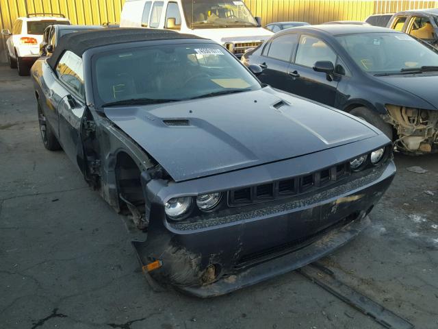 2C3CDYBT1DH599763 - 2013 DODGE CHALLENGER GRAY photo 1