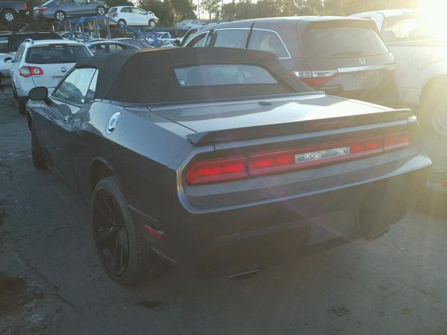 2C3CDYBT1DH599763 - 2013 DODGE CHALLENGER GRAY photo 3