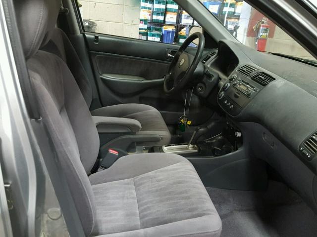 JHMES26734S001913 - 2004 HONDA CIVIC EX SILVER photo 5