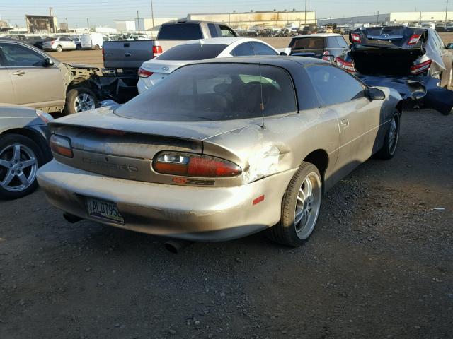 2G1FP22G522157674 - 2002 CHEVROLET CAMARO Z28 TAN photo 4