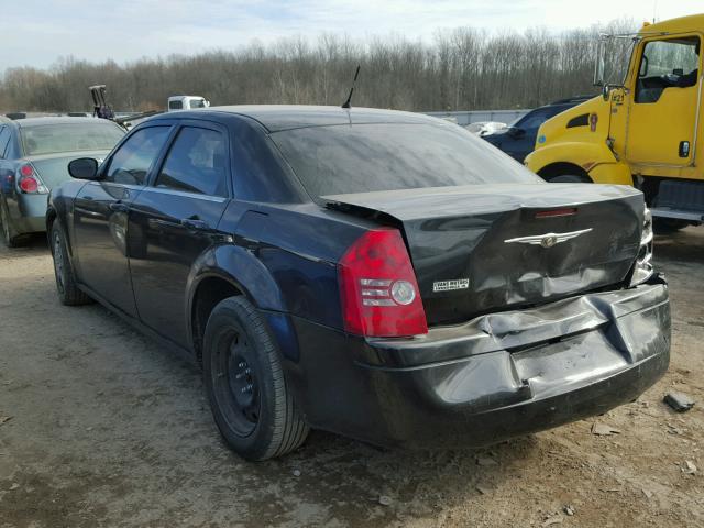 2C3KA43R08H164285 - 2008 CHRYSLER 300 LX BLACK photo 3