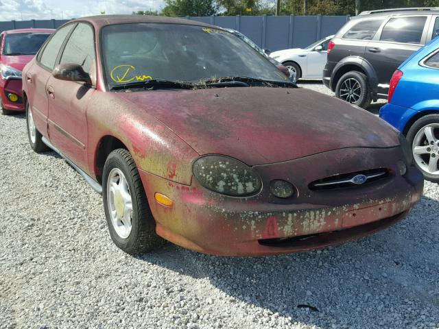 1FAFP52U8WG275527 - 1998 FORD TAURUS LX RED photo 1