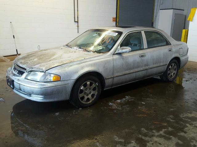 1YVGF22C615231743 - 2001 MAZDA 626 ES SILVER photo 2