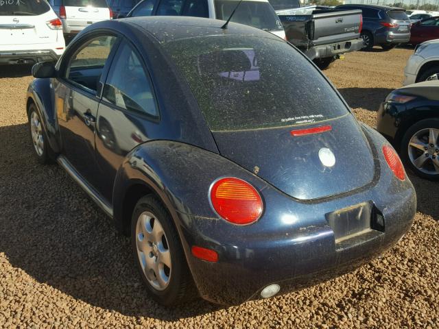 3VWCK21C53M415986 - 2003 VOLKSWAGEN NEW BEETLE BLUE photo 3