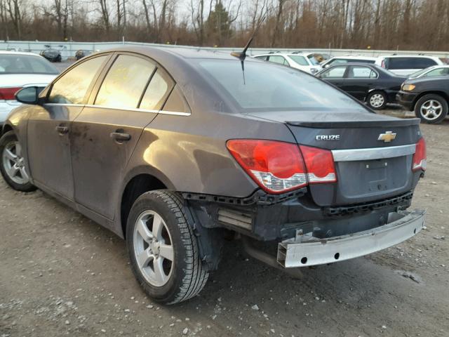 1G1PC5SB9E7253374 - 2014 CHEVROLET CRUZE LT GRAY photo 3