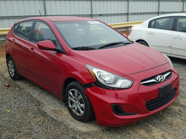 KMHCT5AE3DU093649 - 2013 HYUNDAI ACCENT GLS RED photo 1